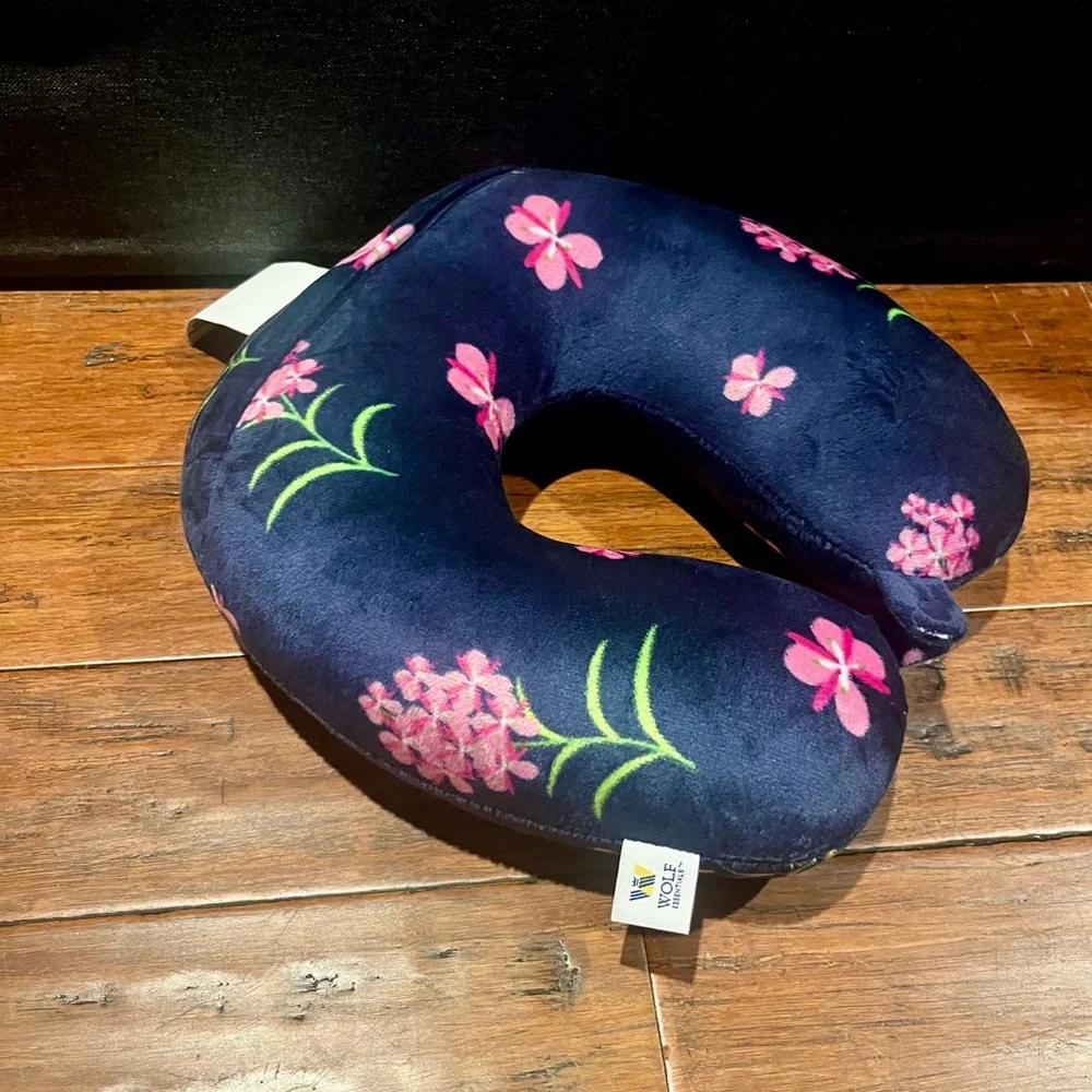 Floral Travel Neck Pillow - Picture 3 of 5